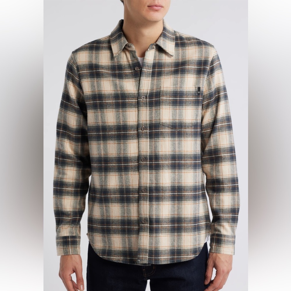 AG Aidan Plaid Flannel Button Down Shirt NWT - Picture 2 of 10